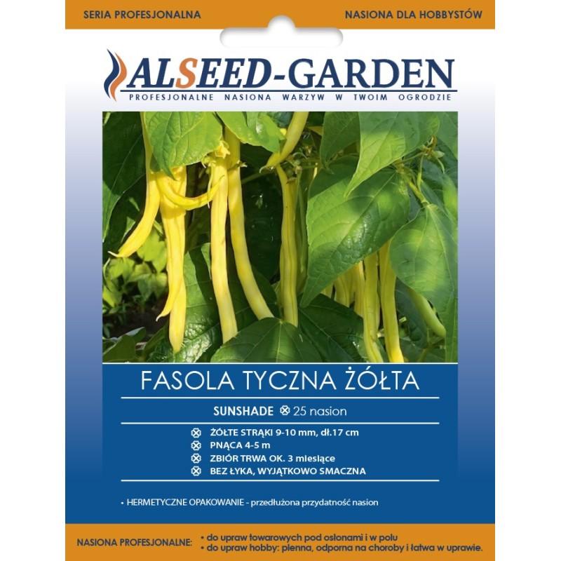 SUNSHADE FASOLA TYCZNA ŻÓŁTA